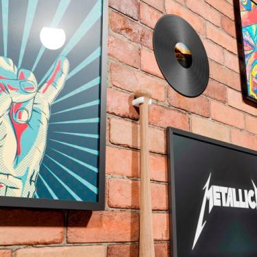 Imagem de Suporte de Parede Compatível com Taco Baseball Beisebol ABS - Deliquad