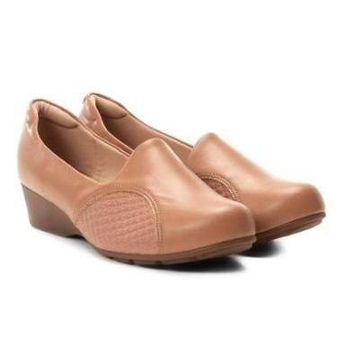 Imagem de Sapato Anabela Joanete Modare 7014229 Nude 36-Feminino