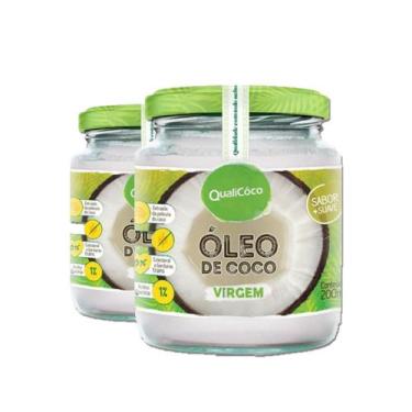 Imagem de Kit 2 Óleo de Coco virgem 200ml Qualicôco