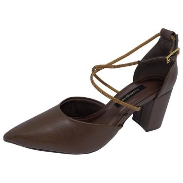 Imagem de Sapato Scarpin Feminino Elegante Tira Strass Chic Via Marte