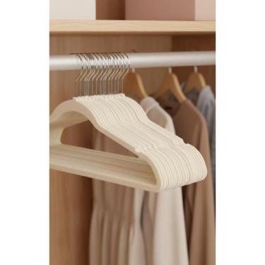 Imagem de Cabides Aveludados Slim Adulto Antiderrapante 50 Un - Congratulations 