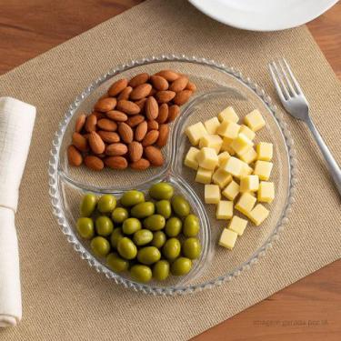 Imagem de Petisqueira Wolff Pearl de Cristal Incolor 23cm x 2,5cm