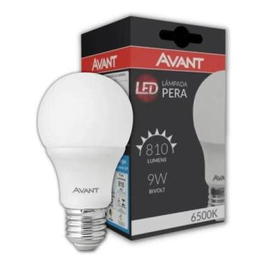 Imagem de Kit 20 Lâmpada Led 9w Bulbo E27 6500k Branco Frio Luz Branco - Avant, 