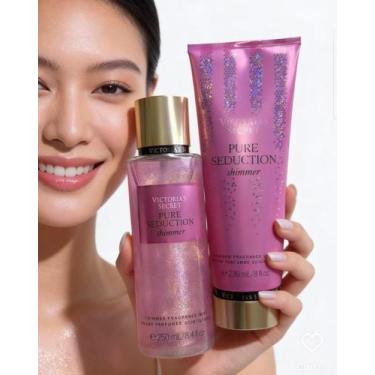 Imagem de Kit Perfume Body Splash Com Creme Loção Hidratante Victorias Secret Pu