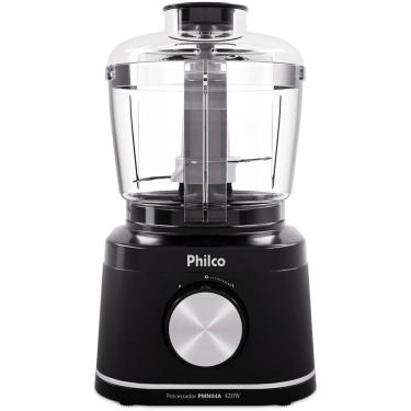 Imagem de Processador de Alimentos Philco PMN04A com Função Pulsar 1 Velocidade 420W Preto 110V