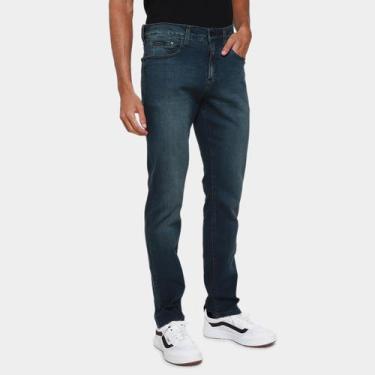 Imagem de Calça Jeans Calvin Klein Skinny 5 Pockets Masculino, Marinho, 42