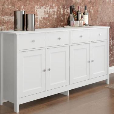 Imagem de Aparador Buffet Bar 4 Portas 4 Gavetas 154cm x 78,8cm Dalila - Ditália