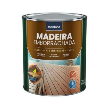 Imagem de Madeira Emborrachada Cumarú 900ML para Proteção de Madeira com Acabamento Emborrachado...