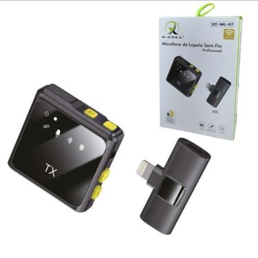 Imagem de Microfone De Lapela Para Iphone do X ao 14 Profissional - XCELL