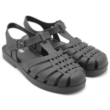 Imagem de Sandália Melissa Possession Preto Fosco, Pt, Black, Black, White, 38