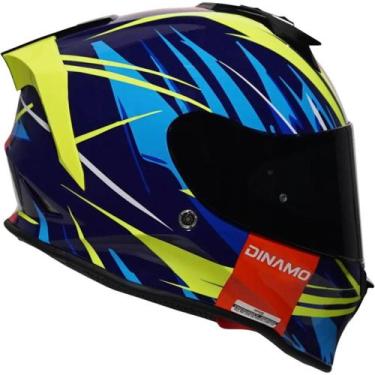 Imagem de Capacete Origine Dinamo Sz Revo Neon Amarelo Azul Tam 62