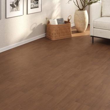 Imagem de Piso Vinílico Em Manta PVC 0,7mm Antiderrapante 29m² Imita Madeira Bri