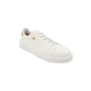 Imagem de Tênis Casual Branco Bebecê Float Confort Feminino Adulto - Ref T2142-7