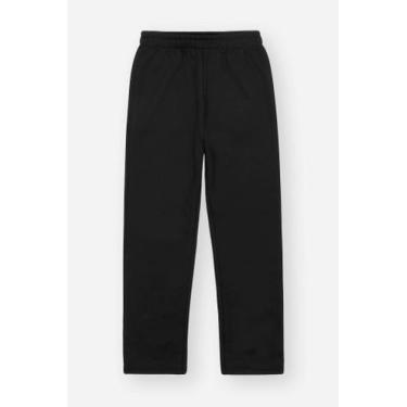 Imagem de Calça Moletom Reta Infantil Menino Preto Divertto - Diverttto, Preto, 