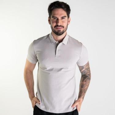Imagem de Camisa Polo Ellus Piquet Classic Cinza Claro, P