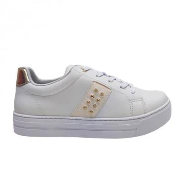 Imagem de Tênis Estiloso Casual Feminino Ramarim 2593121, Branco, 35