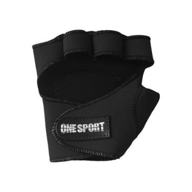 Imagem de Luvas musculação e ciclismo ws  one sport, P, Preto, Unissex