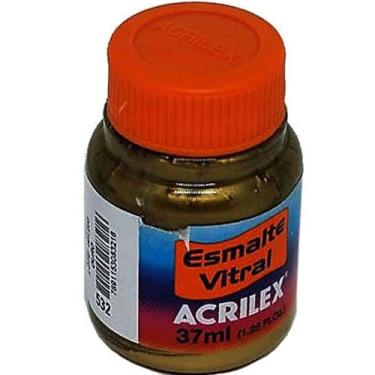 Imagem de Esmalte Vitral Acrilex Ouro 37ML