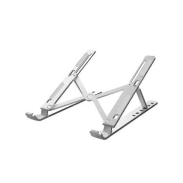 Imagem de Suporte Para Notebook Aluminio, Ajustavel, 10 a 17 Polegadas, Resisten