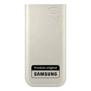 Imagem de Bateria Carregador Portátil Samsung 3x USB-C, 20000mAh, Super Rápida 45W - Bege
