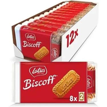 Imagem de Biscoito Importado Belga Lotus Biscoff Caixa 12 Pacotes 124g