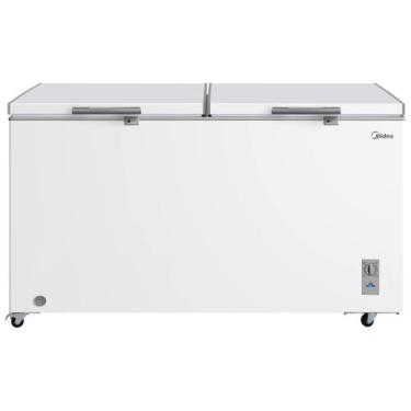 Imagem de Freezer Horizontal Midea 2 Portas 508L Inverter MDRC698FZD013, Branco,