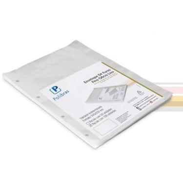 Imagem de Envelope Plastico Oficio 4Furos Fino 0,06Mm - POLIBRAS