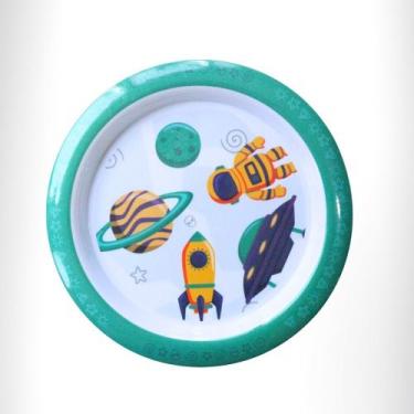 Imagem de Prato Fundo Infantil Personagens Melamine Resistente Tuut Cor:ASTRONAU
