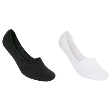 Imagem de Kit 2 Pares Meia Sapatilha Invisível Masculina Selene 8760, 39-42, Pre