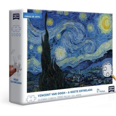 Imagem de Quebra-cabeça 1000 Pçs - Vicent Van Gogh - A Noite Estrelada - Toyster