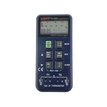 Imagem de Termômetro Digital Datalogger T1 T2 Rs-232 Memória  Tipo Kj 15.000 Dad