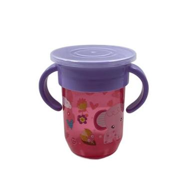 Imagem de Kit c/ 3 Copo Infantil 260ml Anti-Vazamento - Dalla Valle
