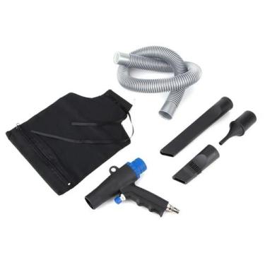 Imagem de Kit de sucção pneumático 2 em 1 para pistola de sopro a vácuo de ar 6k