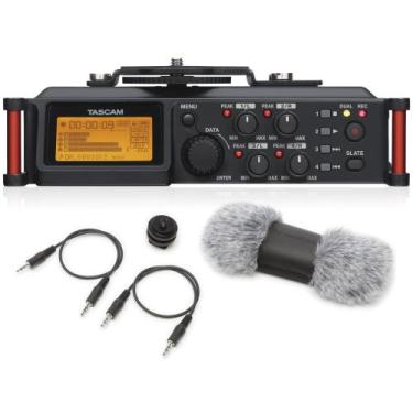 Imagem de Gravador de Áudio Tascam DR-70D 4 Canais com Kit
