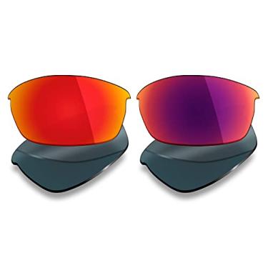 Imagem de Mryok 2 pares de lentes polarizadas de substituição para óculos de sol Oakley Flak Jacket – Opções