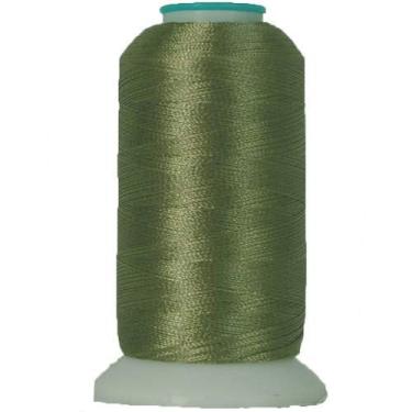 Imagem de Threadart Linha de bordado de máquina de poliéster da The Spool - 1000 m - 40 wt - Centenas de opções de cores - Verde palma - Nº 181