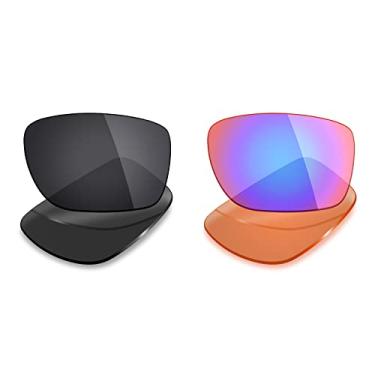 Imagem de Mryok 2 pares de lentes polarizadas de substituição para óculos de sol Oakley Turbine – opções
