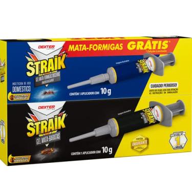 Imagem de Straik 2 em 1 Gel mata baratas e gel mata formigas (o melhor)
