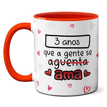 Imagem de Caneca Flork Namorados Te Amo A Gente Se Aguenta Se Ama (Vermelha)