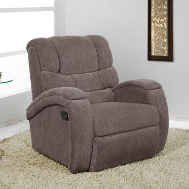 Imagem de Poltrona do Papai Imperial Império Estofados Marrom Claro