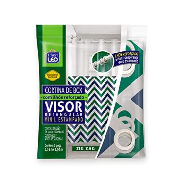 Imagem de Cortina para Box Zig Zag com Ilhós Visor Cristal (1,35x2,00m) | Plast Leo (Ref.642-Z)