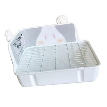 Imagem de Homyl de para, vaso sanitário portátil de para furão chinchila s, Cinza Branco