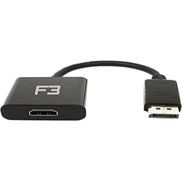 Imagem de Cabo Adaptador Conversor Displayport 18cm para HDMI Fêmea F3