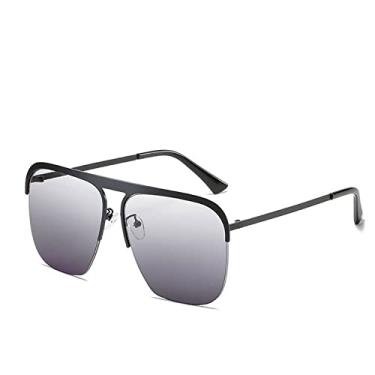 Imagem de Óculos de sol de luxo feminino quadrado superdimensionado design original óculos de sol feminino masculino moda viagem praia tons óculos uv400,2, china