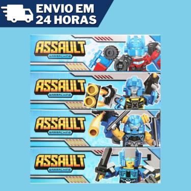 Imagem de Blocos de Montar Assault Brinquedo 2 em 1