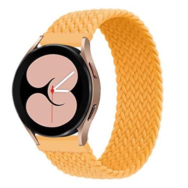 Imagem de Pulseira de relógio de 20 mm, trançada Solo Loop compatível com Samsung Galaxy Watch 5/5 Pro/4/4 Classic/3 41 mm/Active 2/Active para Amazfit BIP/GTR 42 mm/GTS/2/2e/3 para Huawei Watch GT/2/2e/pro 42 mm