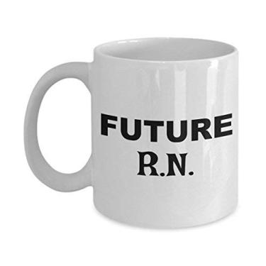 Imagem de Future R.N Gifts – Caneca de café Future R.N – Ideias de presente para mulheres ou homens enfermeiros – Presentes para um presente de formatura ou ensino médio