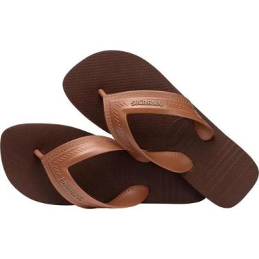 Imagem de Chinelo Havaianas Masculino Hybrid Be 41/2 Cafe