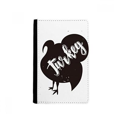 Imagem de Porta-passaporte animal preto e branco Peru Notecase Burse capa carteira porta-cartão, Multicolor