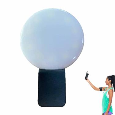 Imagem de Clip On Ring Light,selfie recarregável para telefone | Mini Ring Light portátil para fotografia, videoconferência, transmissão ao vivo, selfies Rianpesn